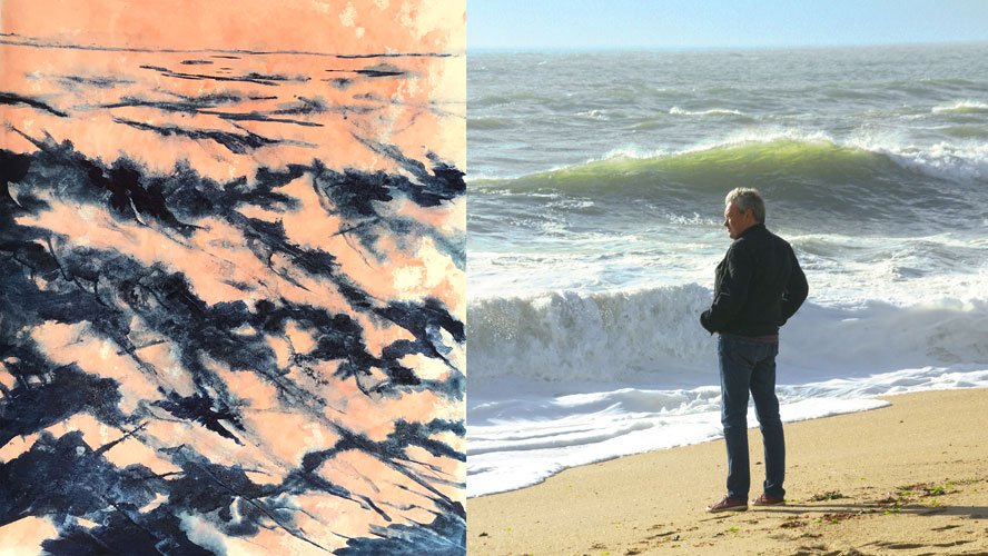 Sur le bord de l'ocean